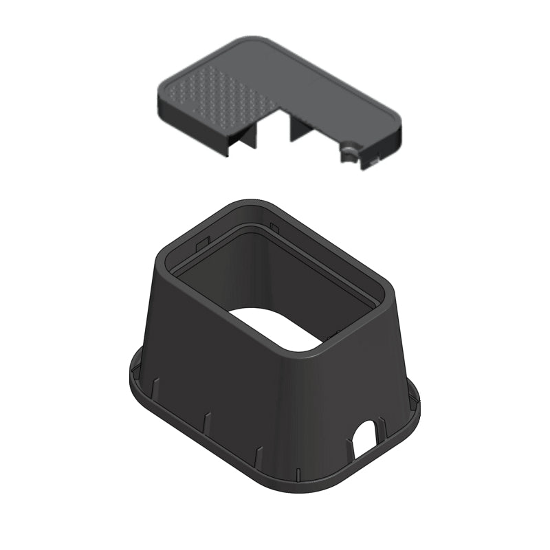 12" Electric Black Box/Black Cover Hex Bolt