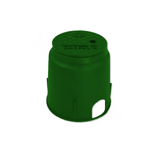 10" Electric Round Green Box/Green Cover